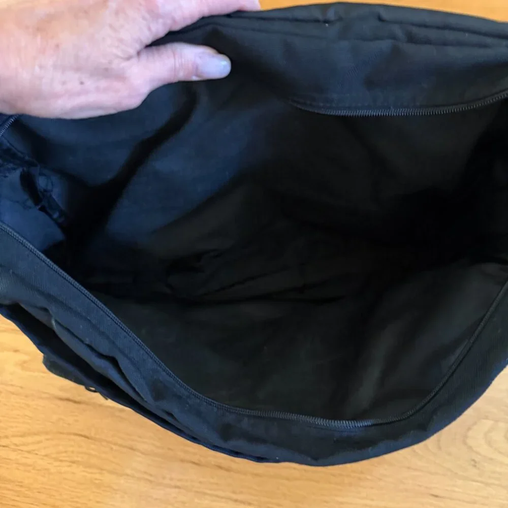 Eddie Bauer Black Messenger Bag